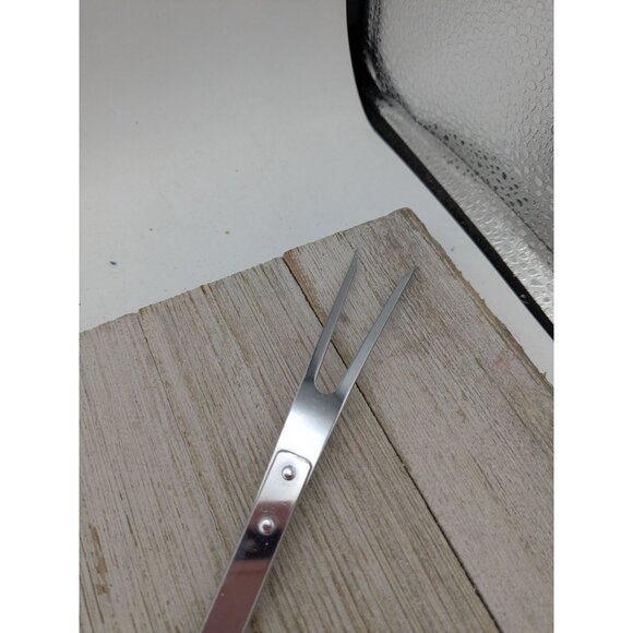 Vintage Androck Heart Handle Stainless Steel Meat Fork 12" - Picture 5 of 8
